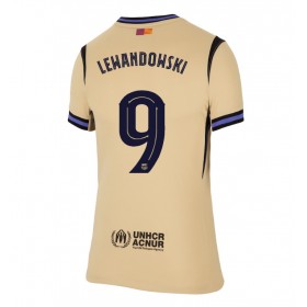 Barcelona Robert Lewandowski #9 Borta Kläder Dam 2025-26 Kortärmad